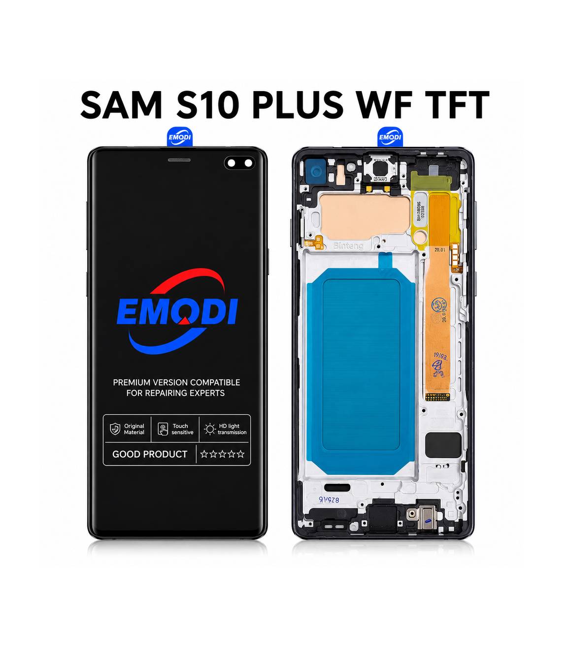 LCD for Samsung S10 PLUS WF TFT